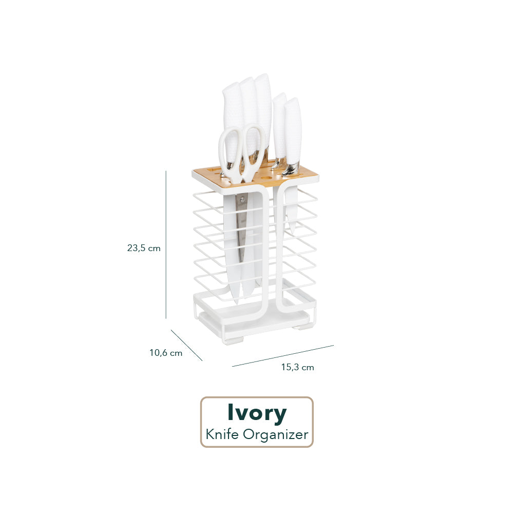 Ivory Knife Organizer