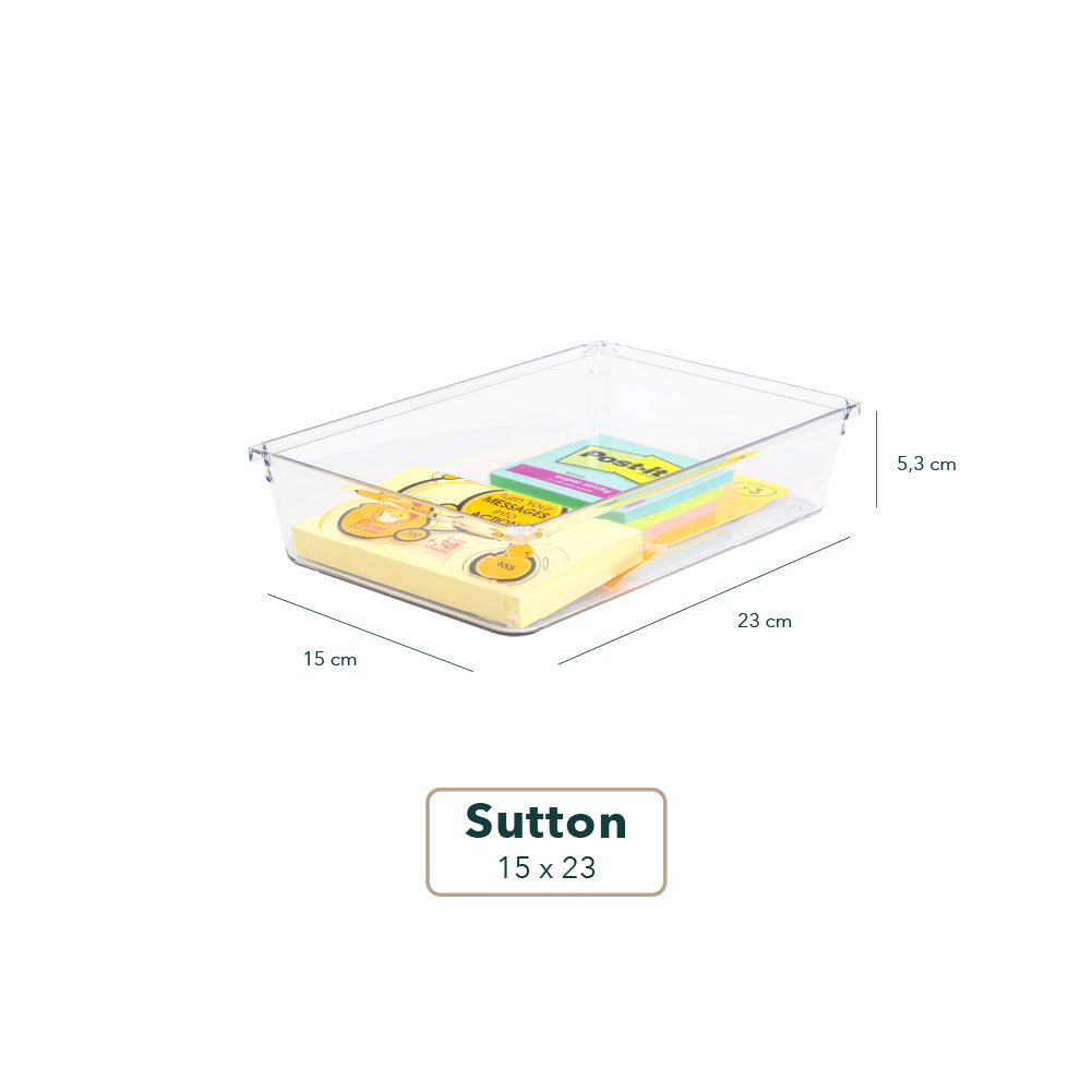 Sutton Clear Organizer