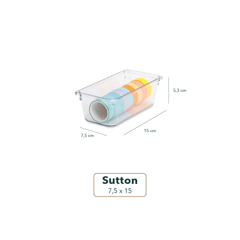 Sutton Clear Organizer