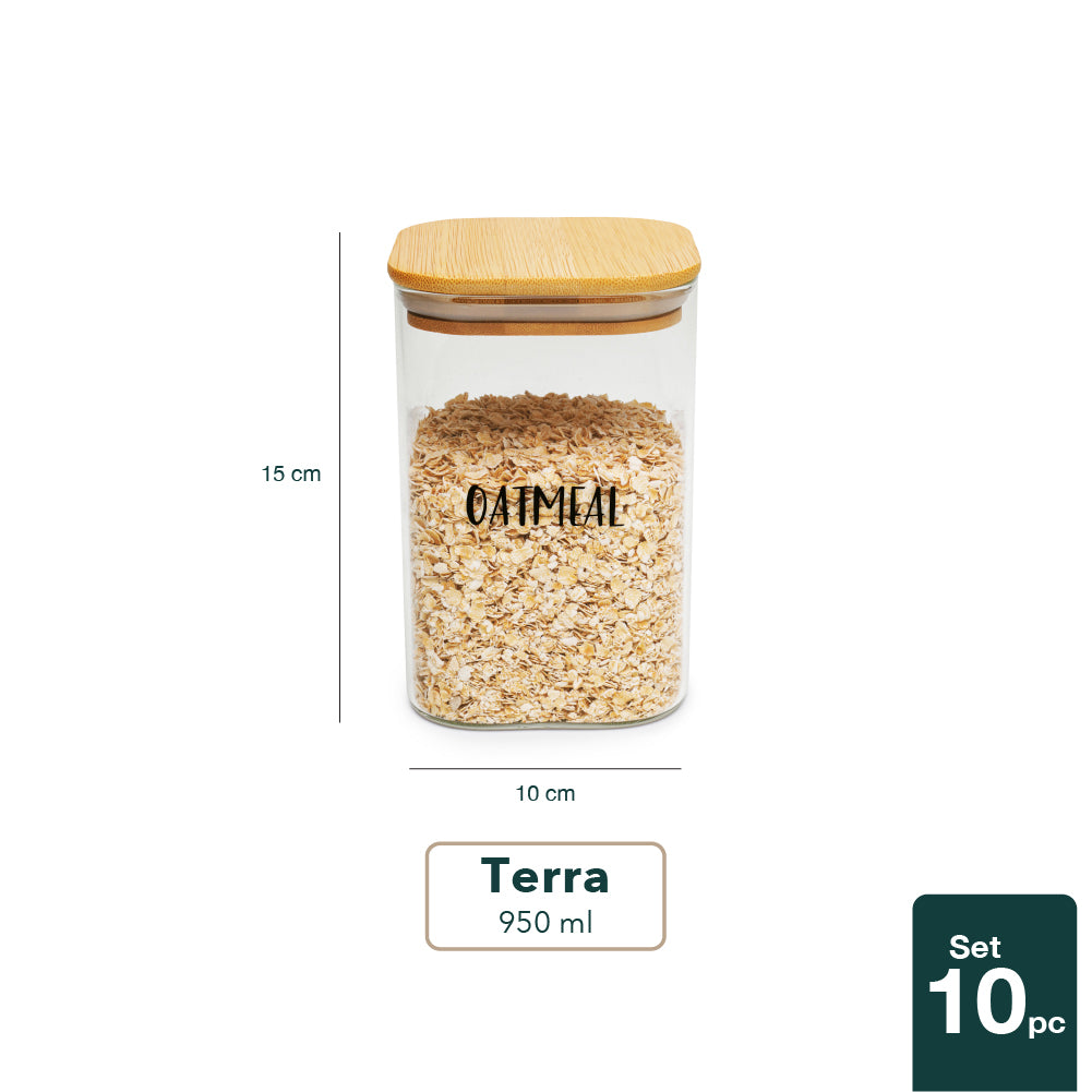 Terra Glass Jar