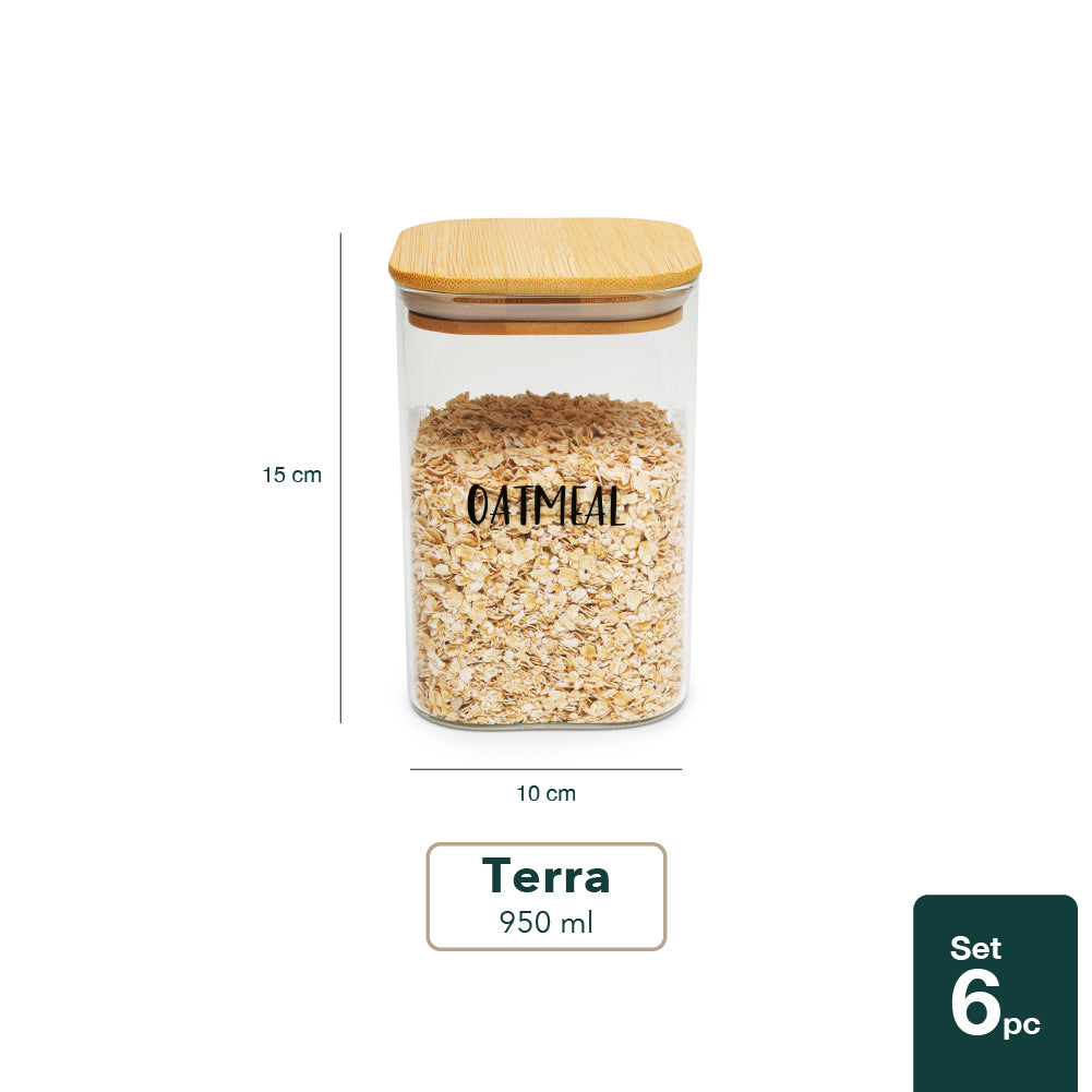 Terra Glass Jar