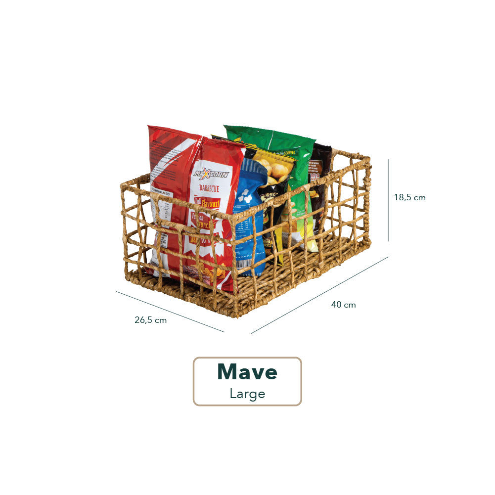 Mave Water Hyacinth Storage Basket