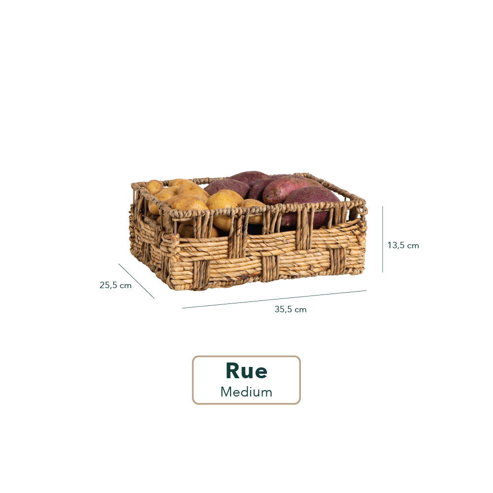 Rue Water Hyacinth Storage Basket